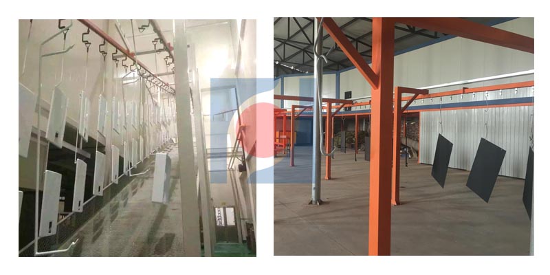 Home Applications powder coating line 