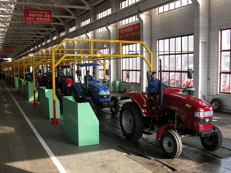 agricultural parts machinery powder coating line