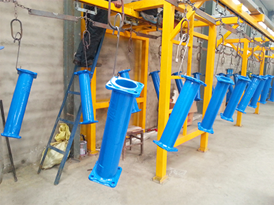 Steel Pipe Inner and Outside Powder Coating Line