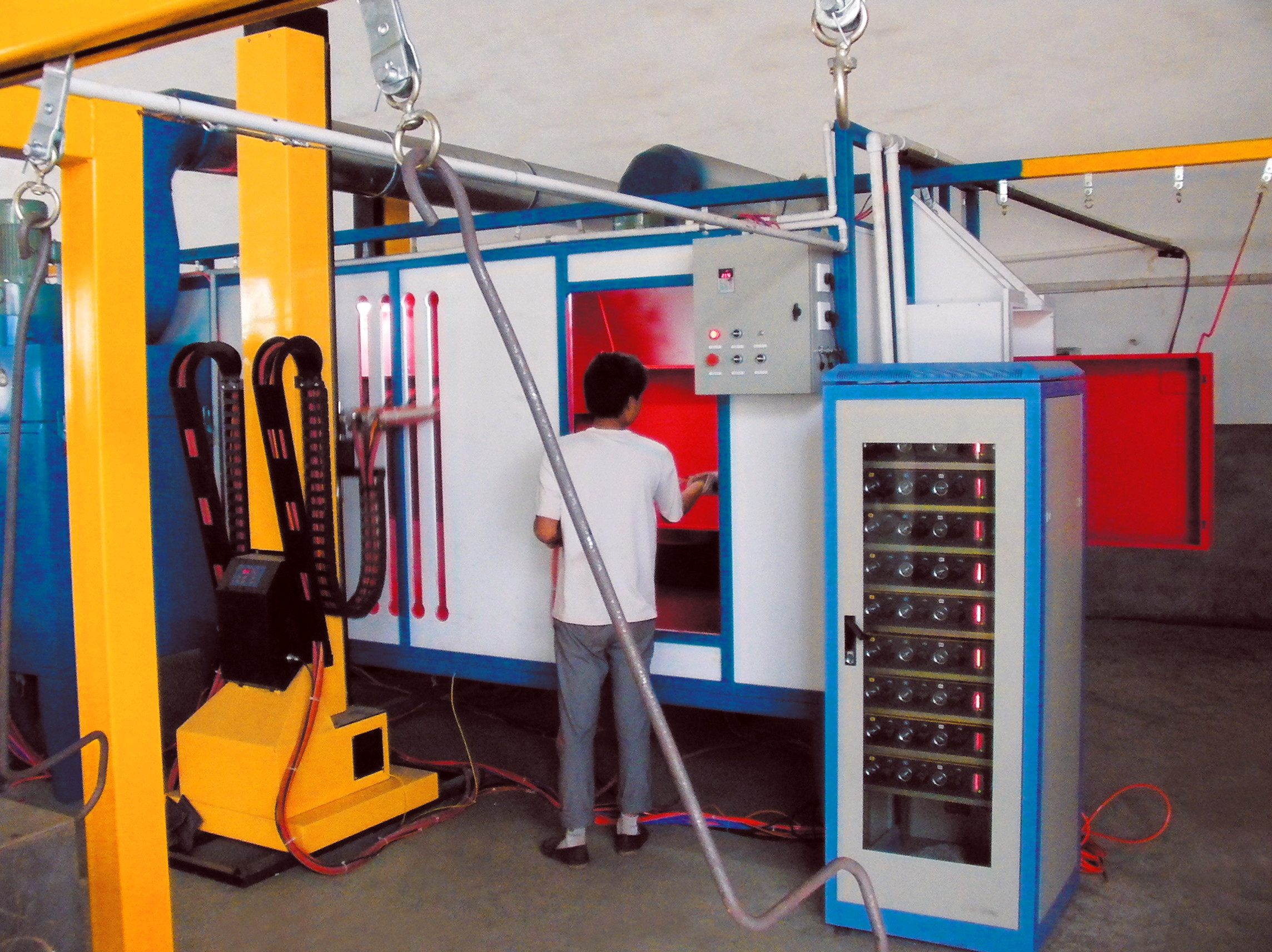 the daily maintenance of powder coating equipment
