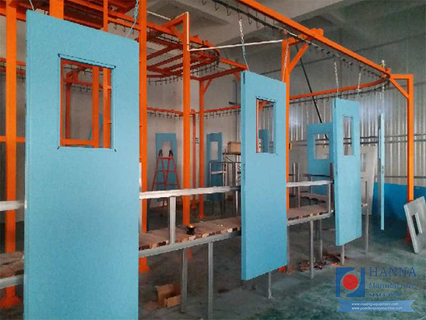 Tricycle & Security Door Powder Coating Line